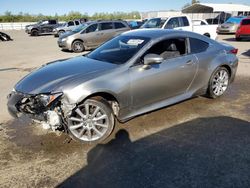 Salvage cars for sale at Fresno, CA auction: 2015 Lexus RC 350