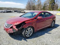 Salvage cars for sale from Copart Concord, NC: 2013 Hyundai Azera