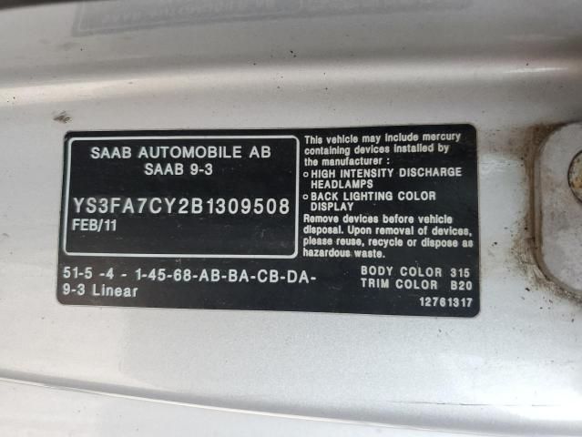 2011 Saab 9-3 2.0T