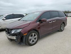 Salvage cars for sale at San Antonio, TX auction: 2019 Honda Odyssey EXL