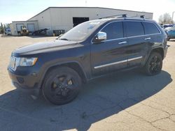Salvage cars for sale at Woodburn, OR auction: 2012 Jeep Grand Cherokee Overland