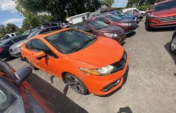 Salvage cars for sale at Orlando, FL auction: 2014 Honda Civic SI