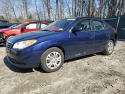 Salvage cars for sale from Copart Candia, NH: 2010 Hyundai Elantra Blue