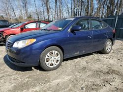 Hyundai salvage cars for sale: 2010 Hyundai Elantra Blue