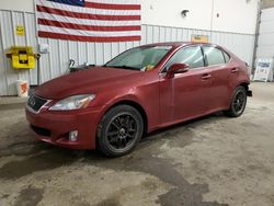 Salvage cars for sale at Candia, NH auction: 2009 Lexus IS 250