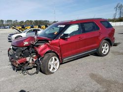 Salvage cars for sale from Copart Dunn, NC: 2018 Ford Explorer XLT