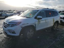 Honda Pilot EXL salvage cars for sale: 2017 Honda Pilot EXL