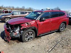 Salvage cars for sale from Copart Hillsborough, NJ: 2021 Toyota Highlander Hybrid XLE