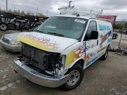 Salvage trucks for sale at Bridgeton, MO auction: 2016 GMC Savana G2500