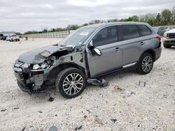 Salvage cars for sale at New Braunfels, TX auction: 2018 Mitsubishi Outlander SE