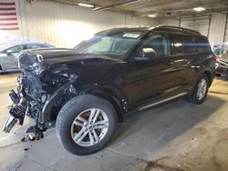 Salvage cars for sale at Franklin, WI auction: 2021 Ford Explorer XLT