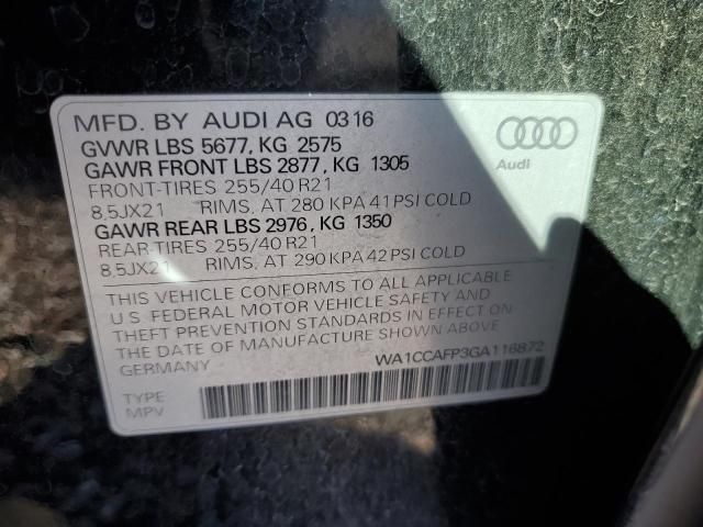 2016 Audi SQ5 Premium Plus