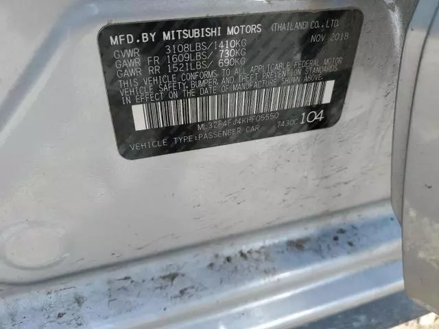 2019 Mitsubishi Mirage G4 SE