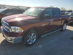 Salvage cars for sale at Grand Prairie, TX auction: 2016 Dodge RAM 1500 SLT