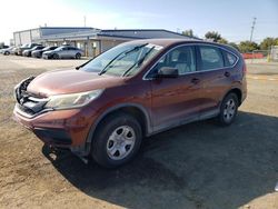 Honda salvage cars for sale: 2015 Honda CR-V LX