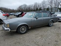 Salvage cars for sale at North Billerica, MA auction: 1987 Oldsmobile Cutlass Supreme Brougham