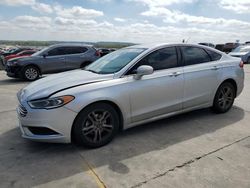 Salvage cars for sale at Grand Prairie, TX auction: 2018 Ford Fusion SE