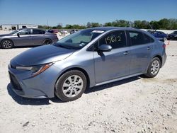 Salvage cars for sale from Copart New Braunfels, TX: 2022 Toyota Corolla LE