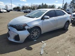 Salvage cars for sale from Copart Denver, CO: 2017 Toyota Corolla L