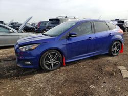 Salvage cars for sale from Copart Elgin, IL: 2015 Ford Focus ST