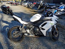 Salvage Motorcycles for sale at auction: 2020 Kawasaki EX650 N