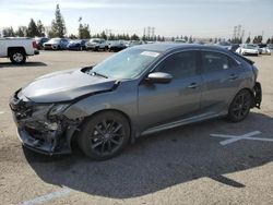 Salvage cars for sale at Rancho Cucamonga, CA auction: 2020 Honda Civic EX