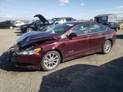 Salvage cars for sale at Antelope, CA auction: 2017 Ford Fusion SE Hybrid