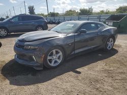 Salvage cars for sale at Miami, FL auction: 2018 Chevrolet Camaro LS