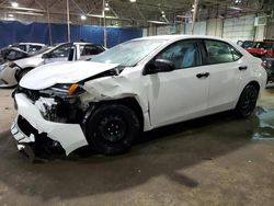 Salvage cars for sale at Woodhaven, MI auction: 2017 Toyota Corolla L