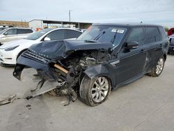Salvage cars for sale from Copart Grand Prairie, TX: 2016 Land Rover Range Rover Sport HSE