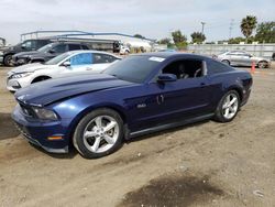 Ford Mustang gt salvage cars for sale: 2012 Ford Mustang GT