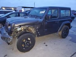 Salvage cars for sale from Copart Grand Prairie, TX: 2022 Jeep Wrangler Sport