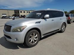 Salvage cars for sale from Copart Wilmer, TX: 2011 Infiniti QX56