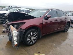 Vehiculos salvage en venta de Copart Grand Prairie, TX: 2010 Honda Accord LX