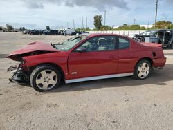 Salvage cars for sale at Miami, FL auction: 2007 Chevrolet Monte Carlo SS