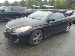 Salvage cars for sale from Copart Savannah, GA: 2006 Toyota Camry Solara SE