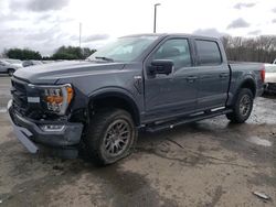 Salvage cars for sale at East Granby, CT auction: 2021 Ford F150 Supercrew