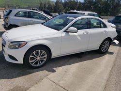 Salvage cars for sale from Copart Van Nuys, CA: 2015 Mercedes-Benz C 300 4matic