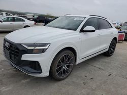 Salvage cars for sale from Copart Grand Prairie, TX: 2020 Audi Q8 Premium Plus S-Line
