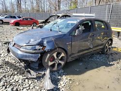 Salvage cars for sale at Waldorf, MD auction: 2019 Volkswagen GTI S