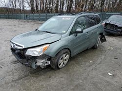 Salvage cars for sale at Candia, NH auction: 2015 Subaru Forester 2.5I Premium