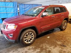 Salvage cars for sale from Copart Candia, NH: 2014 Jeep Grand Cherokee Limited