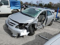 Salvage cars for sale from Copart Madisonville, TN: 2012 Toyota Corolla Base