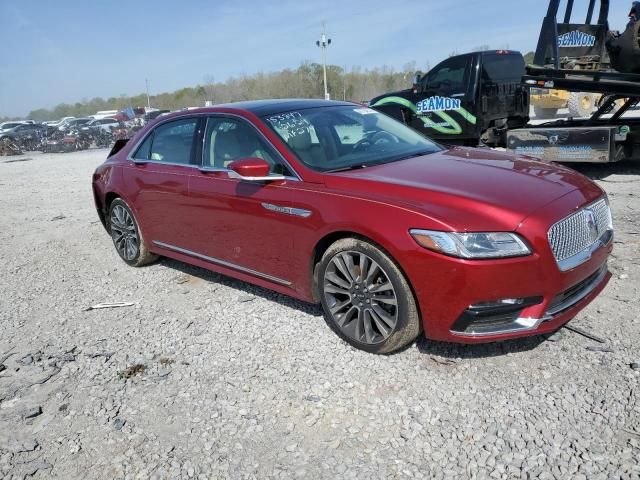 2017 Lincoln Continental Reserve