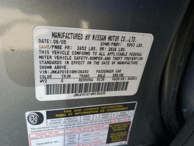 2006 Infiniti M35 Base