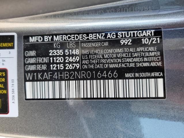 2022 Mercedes-Benz C 300 4matic