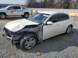 Salvage cars for sale from Copart Concord, NC: 2011 Infiniti G37 Base