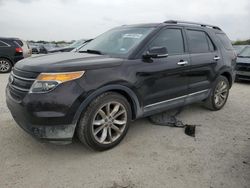 Salvage cars for sale at San Antonio, TX auction: 2013 Ford Explorer Limited