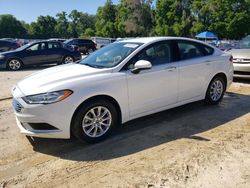 Salvage cars for sale from Copart Ocala, FL: 2018 Ford Fusion S