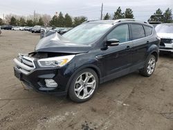 Salvage cars for sale at Denver, CO auction: 2018 Ford Escape Titanium